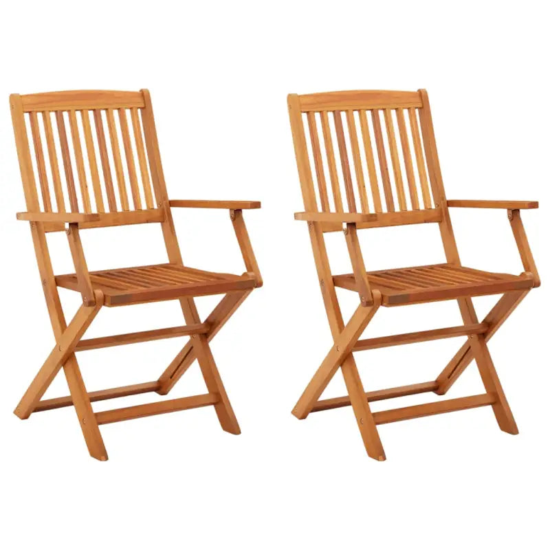 Tuinstoelen van massief eucalyptushout voor buiten eetplezier - 2 / Met armleuning - Tuinstoelen