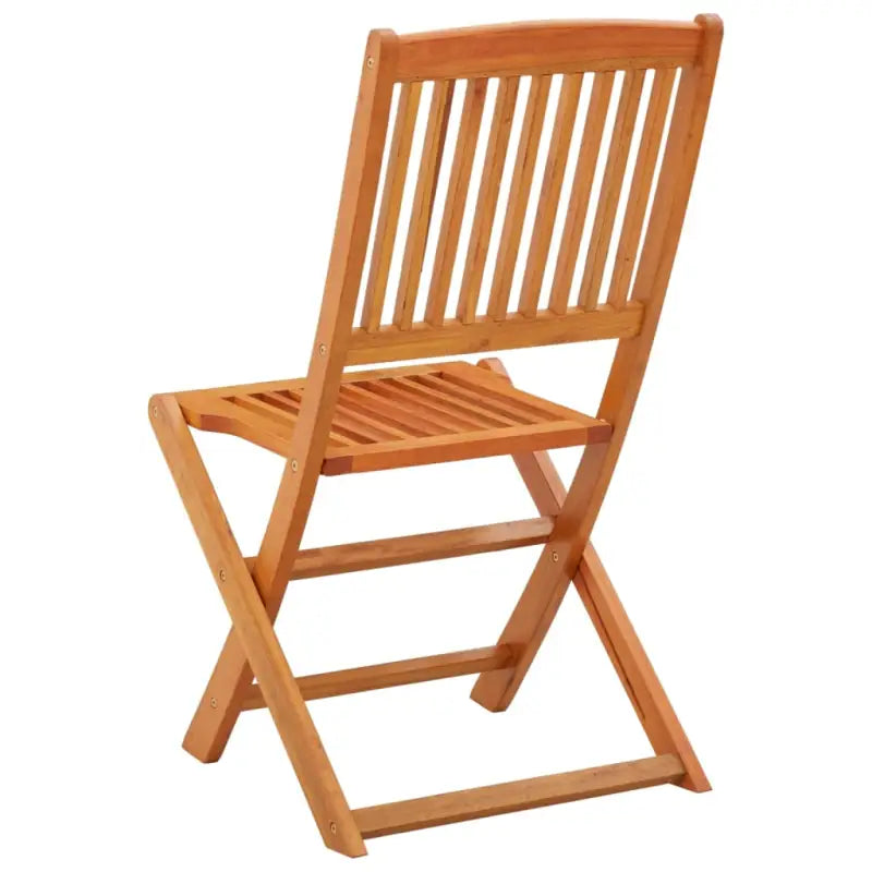 Tuinstoelen van massief eucalyptushout voor buiten eetplezier - Tuinstoelen