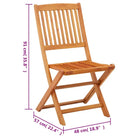 Tuinstoelen van massief eucalyptushout voor buiten eetplezier - Tuinstoelen