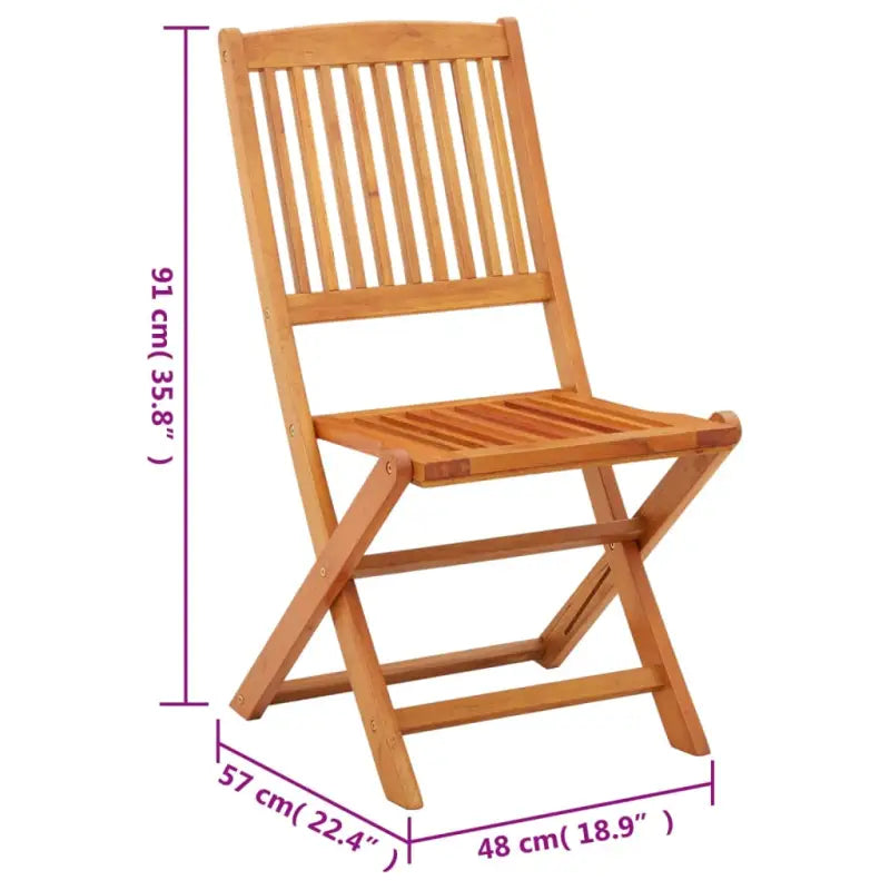 Tuinstoelen van massief eucalyptushout voor buiten eetplezier - Tuinstoelen