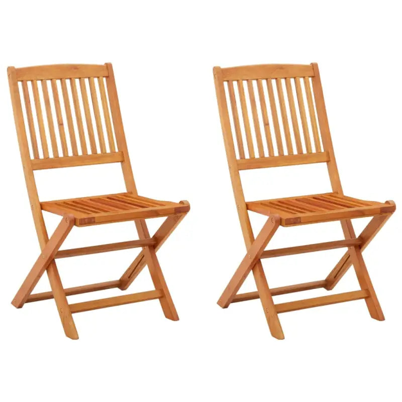 Tuinstoelen van massief eucalyptushout voor buiten eetplezier - Tuinstoelen