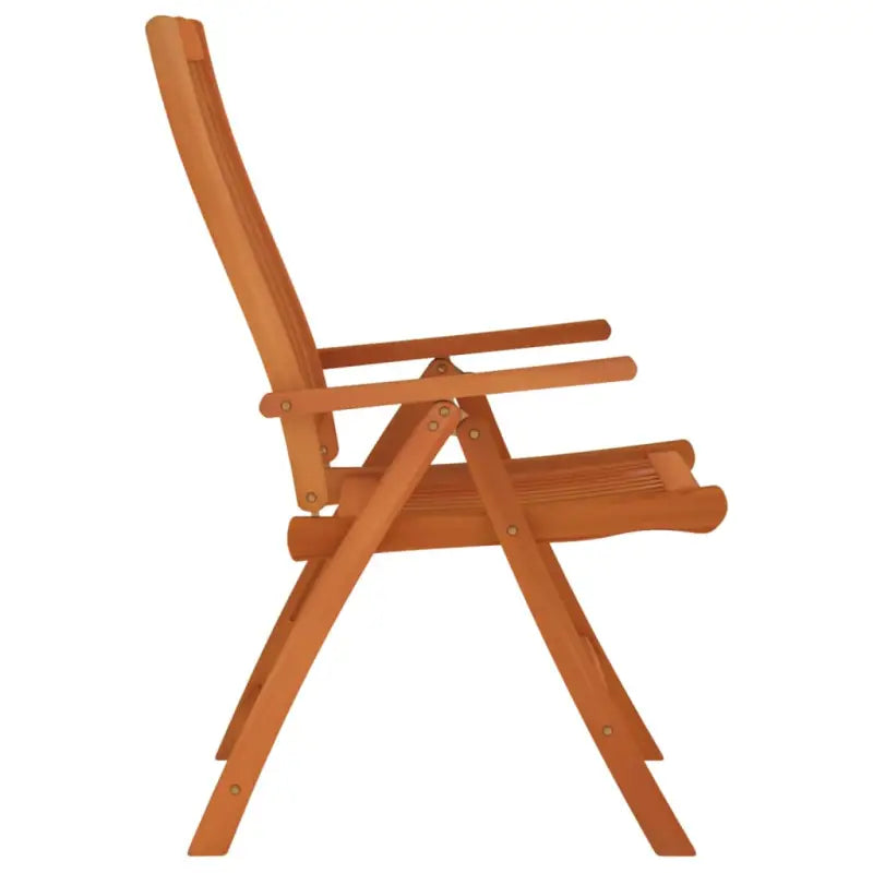 Tuinstoelen van massief eucalyptushout voor tuin en terras - Tuinstoelen