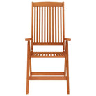 Tuinstoelen van massief eucalyptushout voor tuin en terras - Tuinstoelen