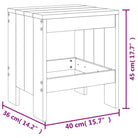 Tuinstoelen van massief grenenhout voor rustieke tuinplezier - Tuinstoelen