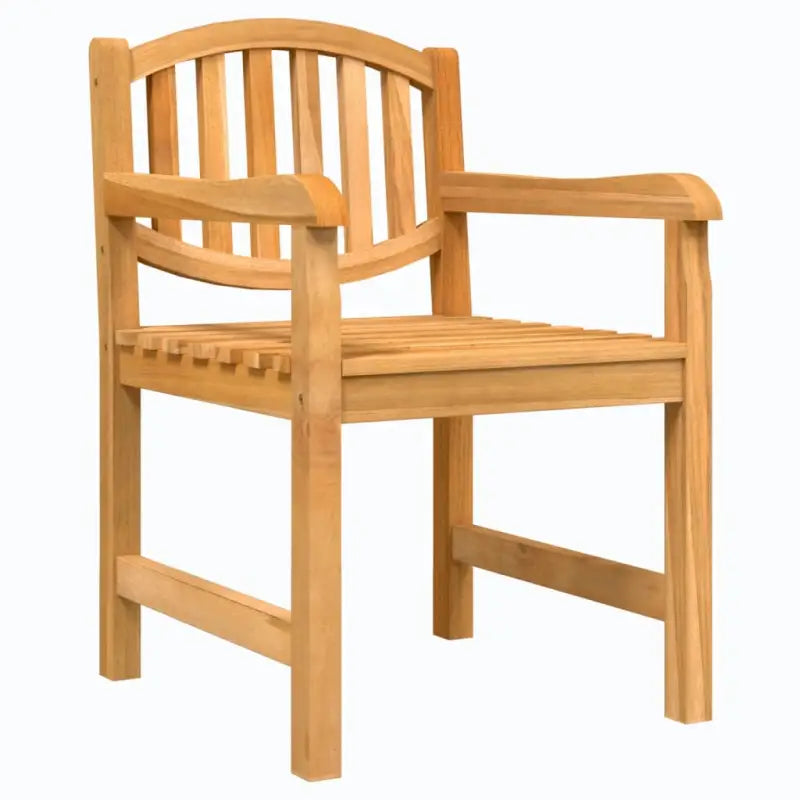 Tuinstoelen van massief teakhout met gelat ontwerp voor buiten - Tuinstoelen