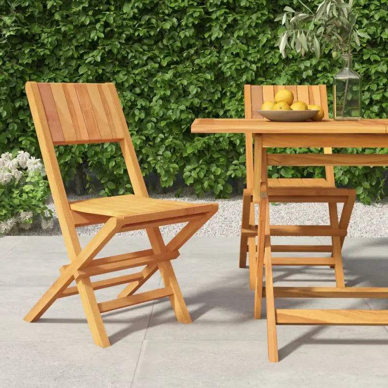 Tuinstoelen van massief teakhout voor een comfortabele ervaring - 2 / Zonder armleuning - Tuinstoelen