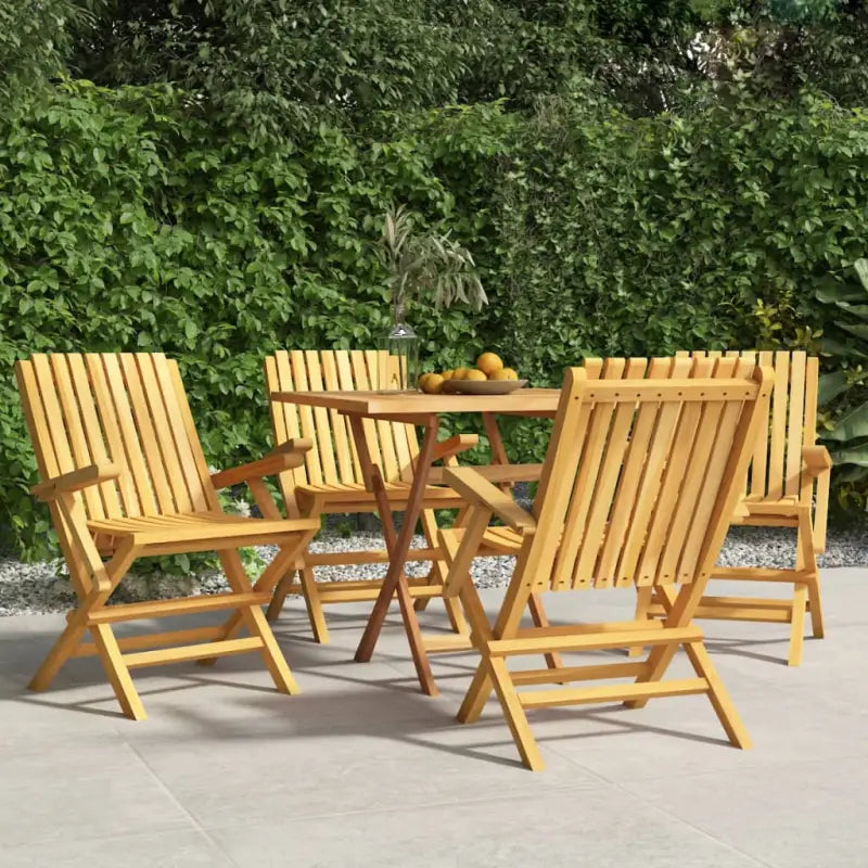 Tuinstoelen van massief teakhout voor een comfortabele ervaring - 4 / Met armleuning - Tuinstoelen