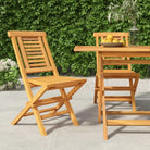 Tuinstoelen van massief teakhout voor een comfortabele ervaring buiten - 2 / Zonder armleuning - Tuinstoelen