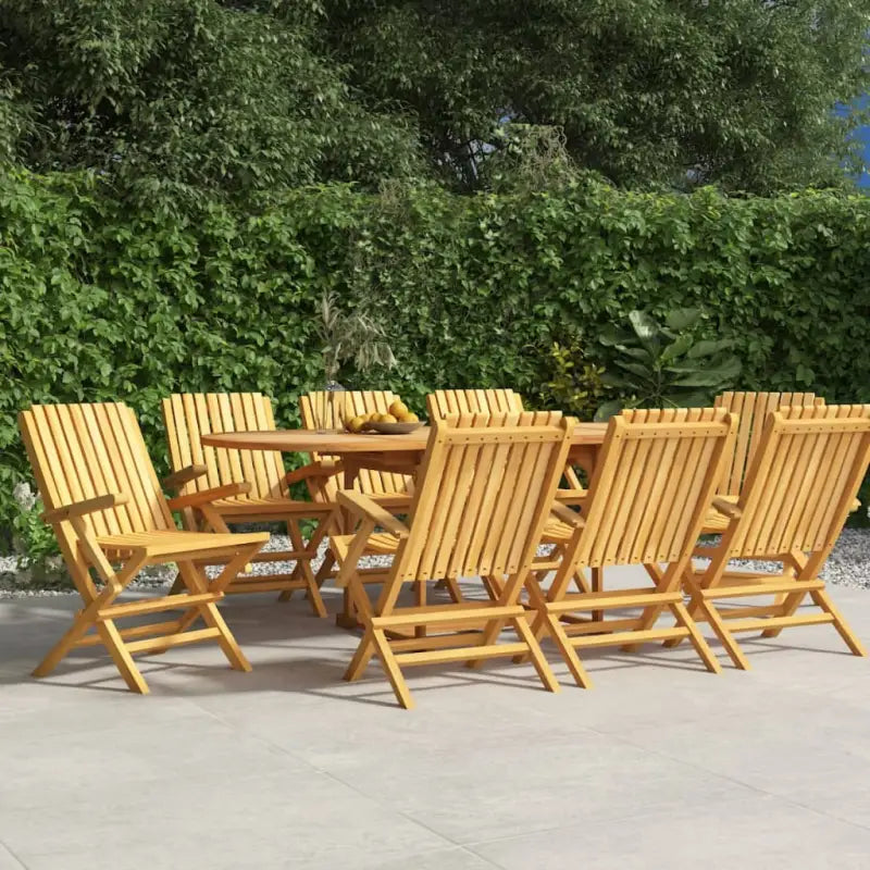 Tuinstoelen van massief teakhout voor een comfortabele ervaring - 8 / Met armleuning - Tuinstoelen
