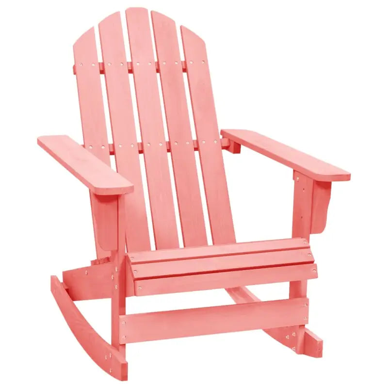 Tuinstoelen van massief vurenhout voor ontspanning op terras of in tuin - Roze / 1 - Tuinstoelen
