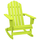 Tuinstoelen van massief vurenhout voor ontspanning op terras of in tuin - Groen / 1 - Tuinstoelen