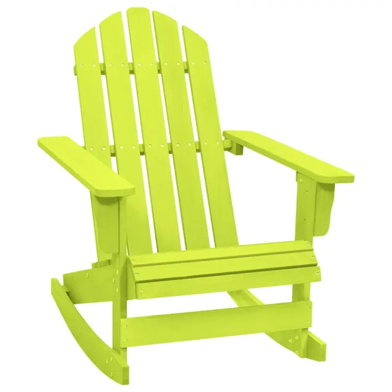 Tuinstoelen van massief vurenhout voor ontspanning op terras of in tuin - Groen / 1 - Tuinstoelen