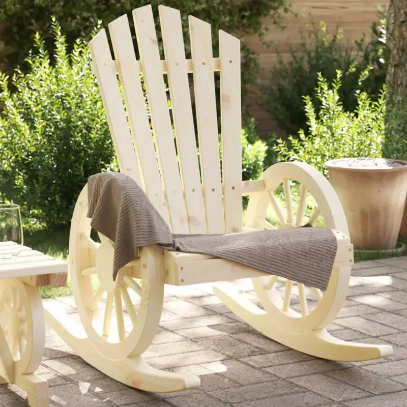 Tuinstoelen van massief vurenhout voor stijl en comfort buiten - Tuinstoelen