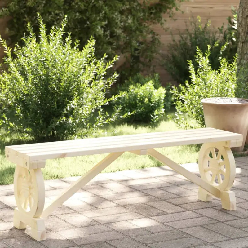 Tuinstoelen van massief vurenhout voor tuin of terras - Bruin / 115 cm / 1 - Tuinstoelen