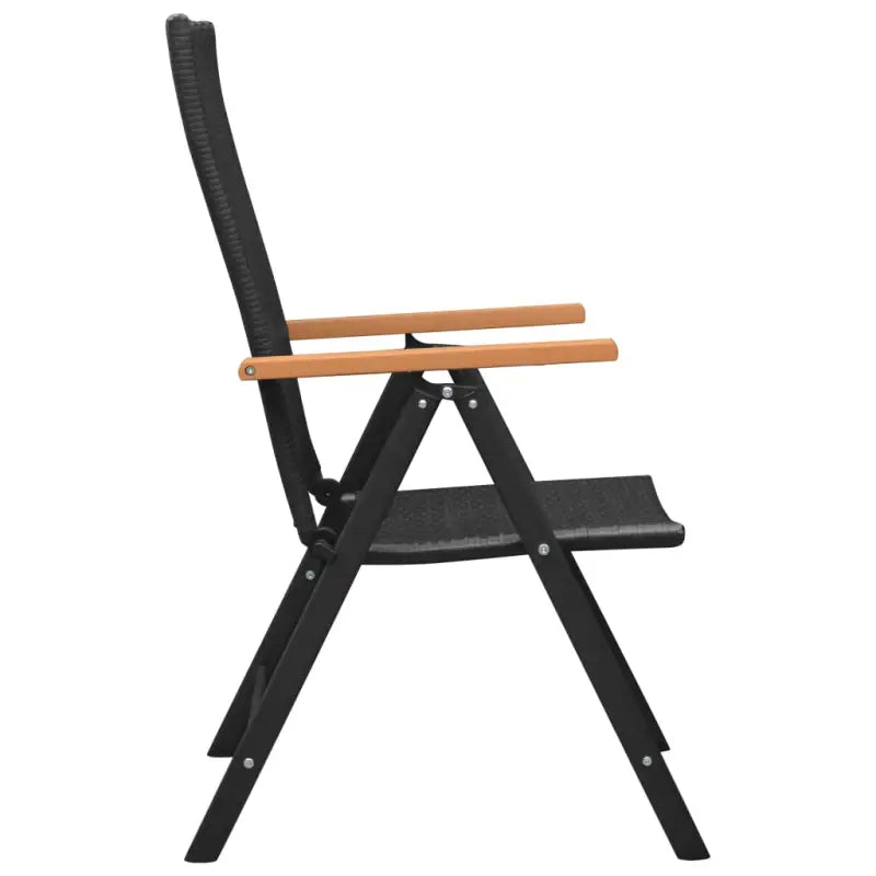 Tuinstoelen van PE-rattan met gepoedercoat aluminium frame - Tuinstoelen