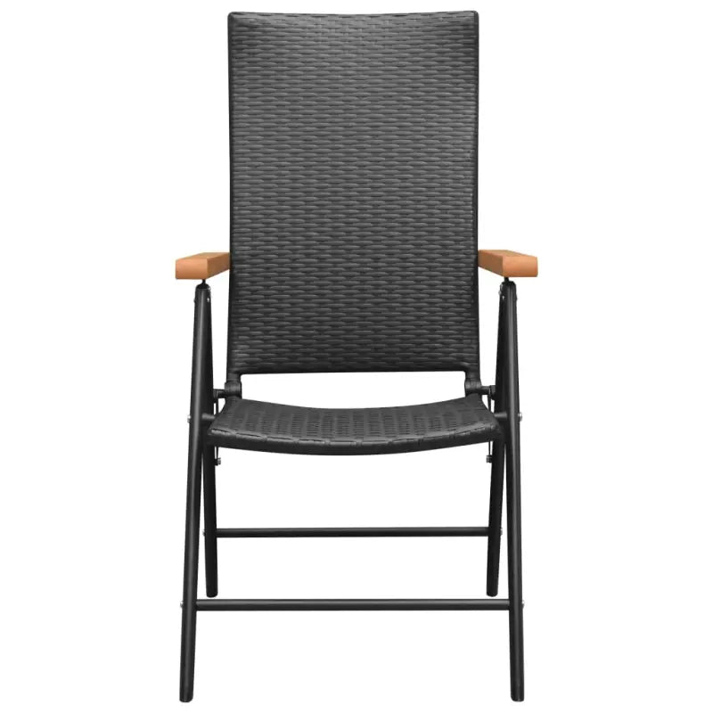 Tuinstoelen van PE-rattan met gepoedercoat aluminium frame - Tuinstoelen
