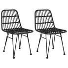 Tuinstoelen van PE-rattan voor tuin balkon en terras - Tuinstoelen