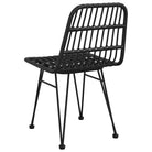 Tuinstoelen van PE-rattan voor tuin balkon en terras - Tuinstoelen