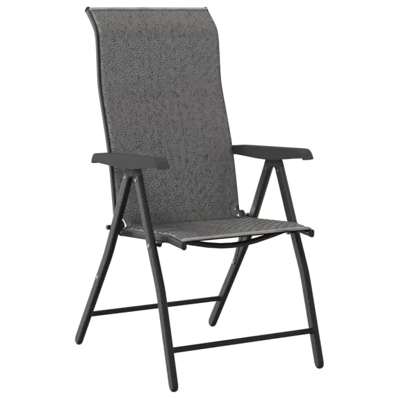 Tuinstoelen van poly rattan met hoogte verstelbaar voor buitengebruik - Tuinstoelen