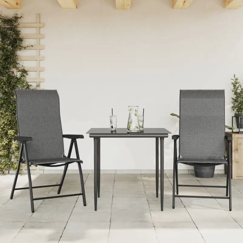 Tuinstoelen van poly rattan met hoogte verstelbaar voor buitengebruik - Tuinstoelen