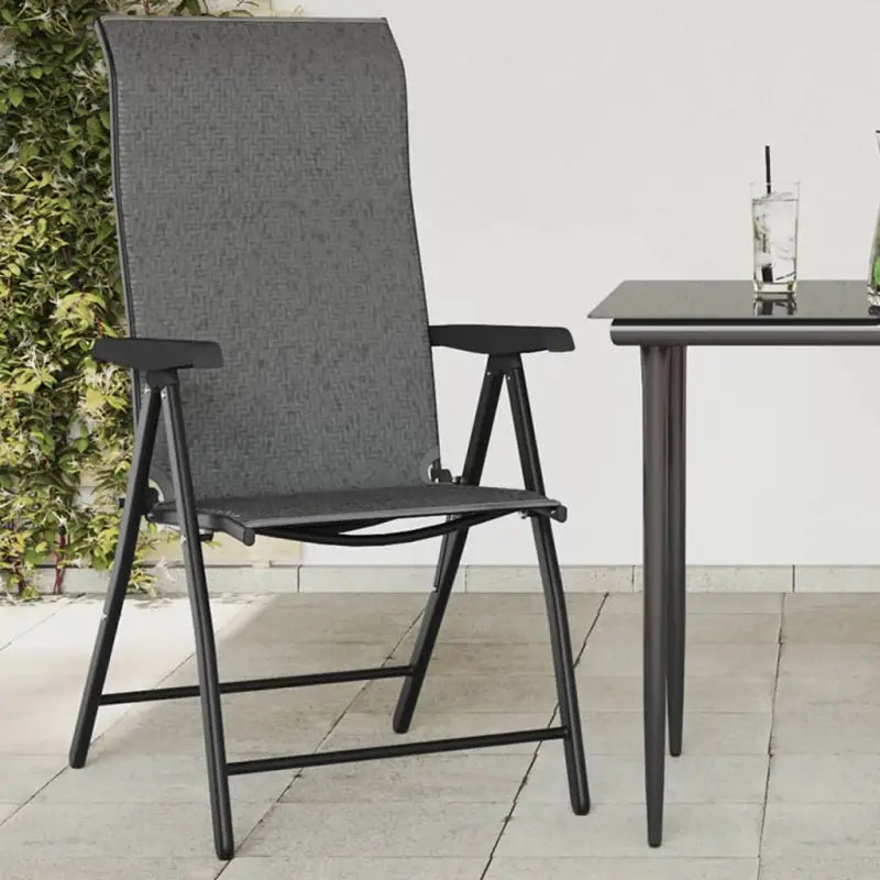 Tuinstoelen van poly rattan met hoogte verstelbaar voor buitengebruik - Tuinstoelen