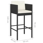 Tuinstoelen van poly rattan voor comfortabele ontspanning buiten - Tuinstoelen
