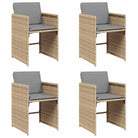 Tuinstoelen van poly rattan voor comfortabele zitervaring - Tuinstoelen