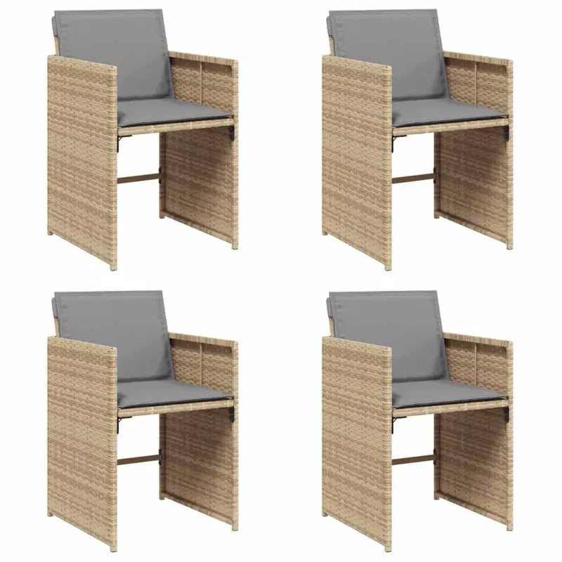 Tuinstoelen van poly rattan voor comfortabele zitervaring - Tuinstoelen