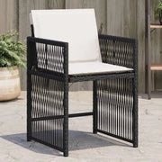 Tuinstoelen van poly rattan voor comfortabele zitervaring met wasbare hoes - Tuinstoelen