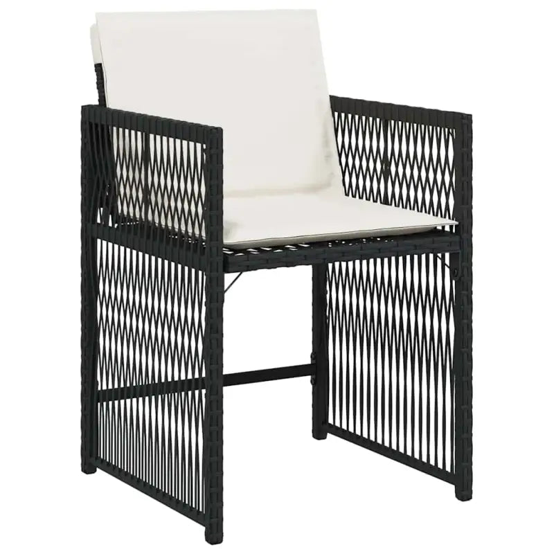 Tuinstoelen van poly rattan voor comfortabele zitervaring met wasbare hoes - Tuinstoelen