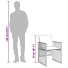 Tuinstoelen van poly rattan voor een comfortabele zitervaring - Tuinstoelen