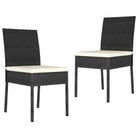 Tuinstoelen van poly rattan voor een moderne buitenruimte - Tuinstoelen