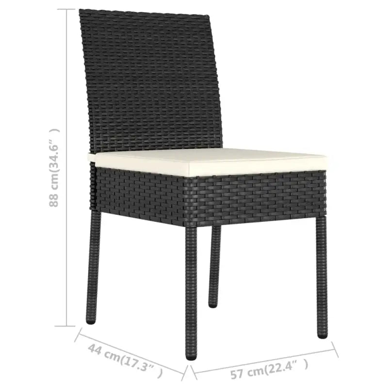 Tuinstoelen van poly rattan voor een moderne buitenruimte - Tuinstoelen