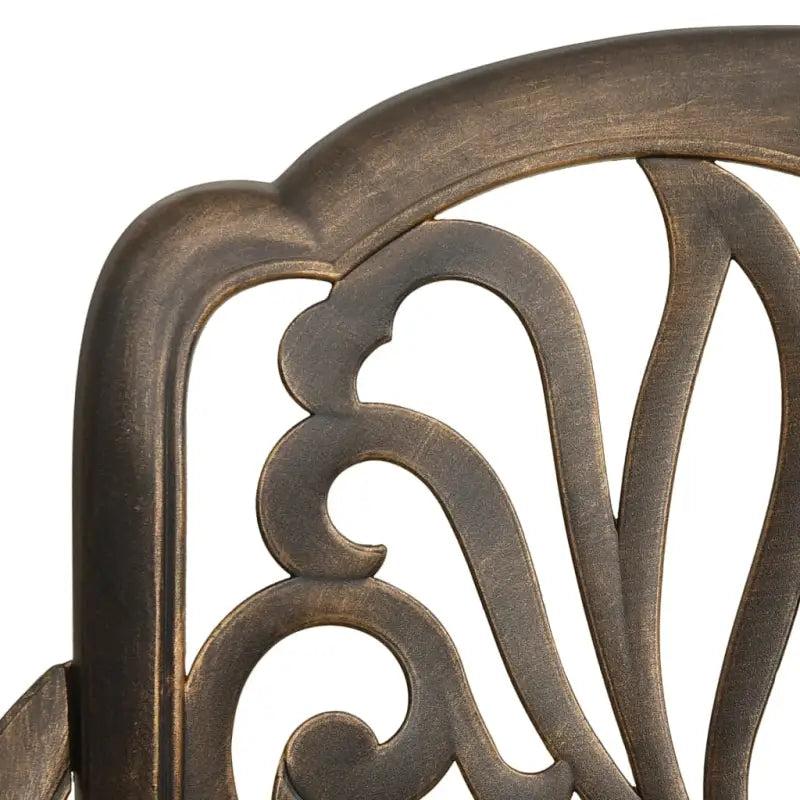 Tuinstoelenet voor dineren lezen en relaxen van gietaluminium - Tuinstoelen