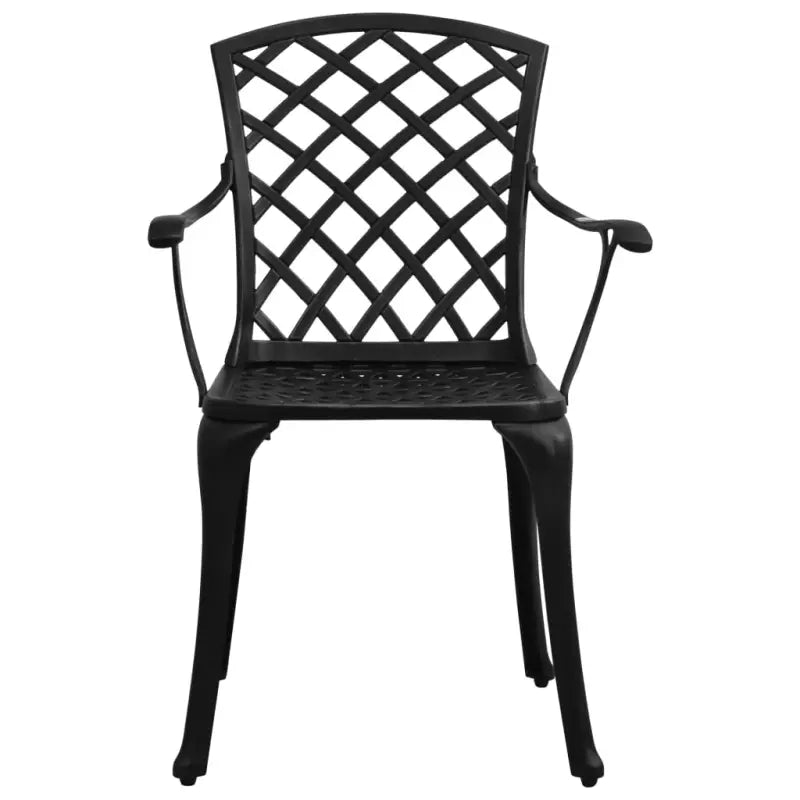 Tuinstoelenset van gietaluminium voor ontspannen tuinmomenten - Tuinstoelen