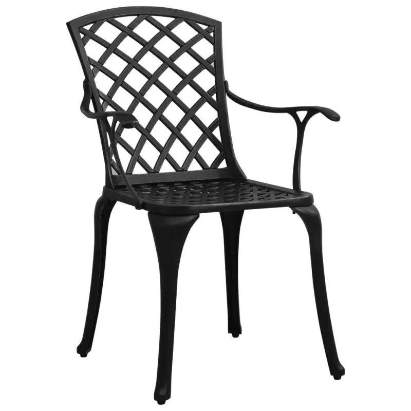 Tuinstoelenset van gietaluminium voor ontspannen tuinmomenten - Tuinstoelen