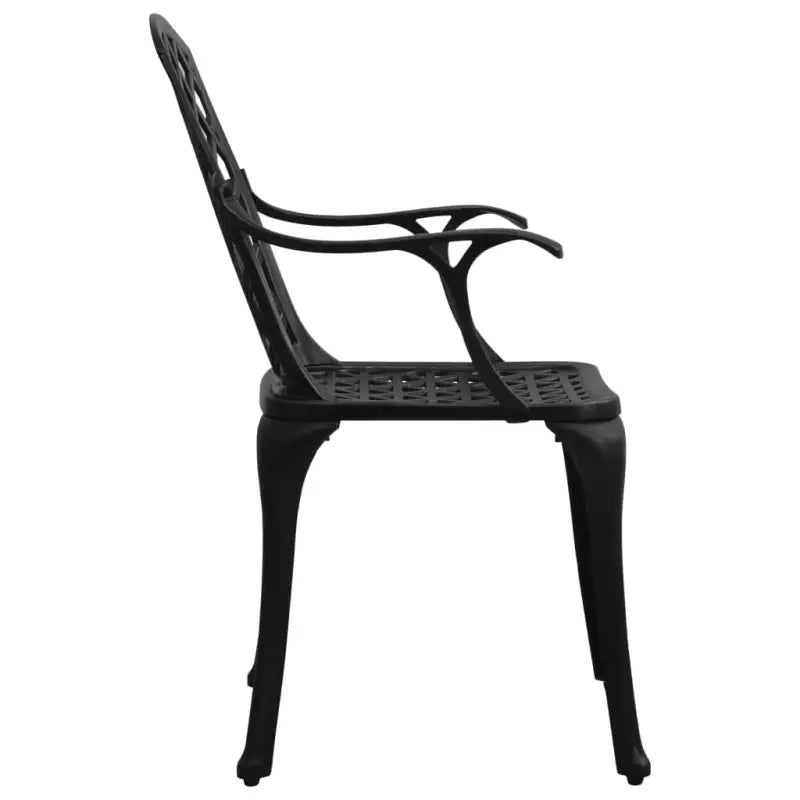Tuinstoelenset van gietaluminium voor ontspannen tuinmomenten - Tuinstoelen