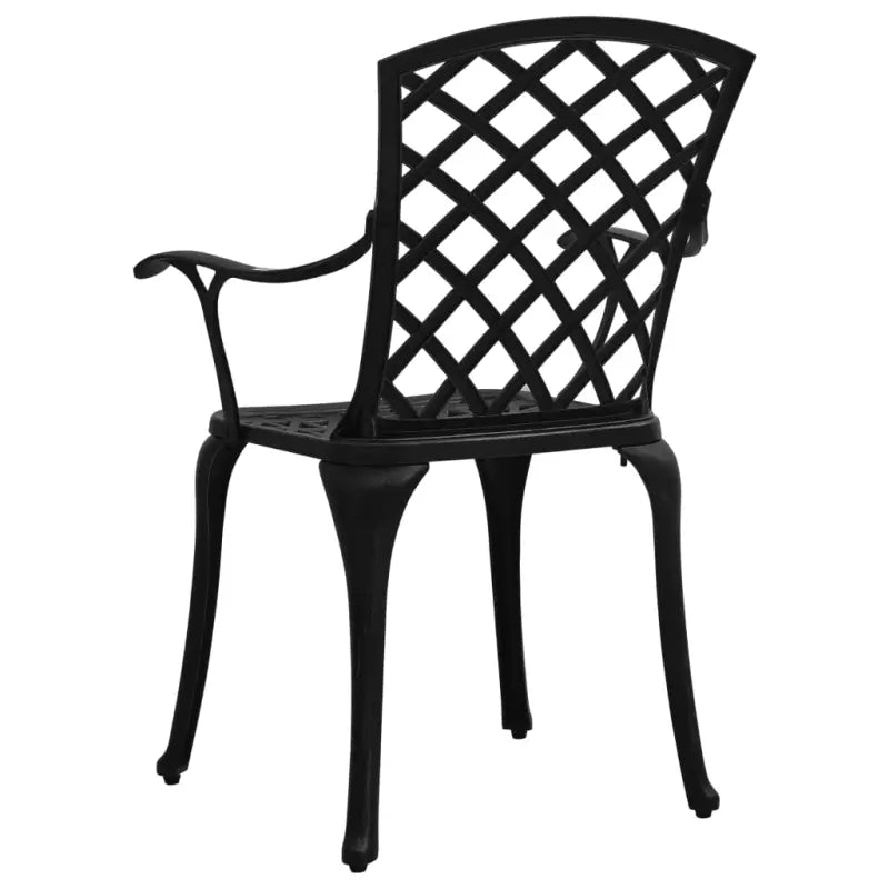 Tuinstoelenset van gietaluminium voor ontspannen tuinmomenten - Tuinstoelen