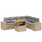 Tuinstoelset in beige materiaal met gepoedercoat staalafmetingen - Tuinsets