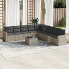 Tuinstoelset met beige materiaal en gepoedercoat staal afmetingen - Lichtgrijs / Met tafel - Tuinsets
