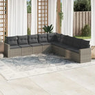 Tuinstoelset met beige materiaal en gepoedercoat staal afmetingen - Grijs / Zonder tafel - Tuinsets