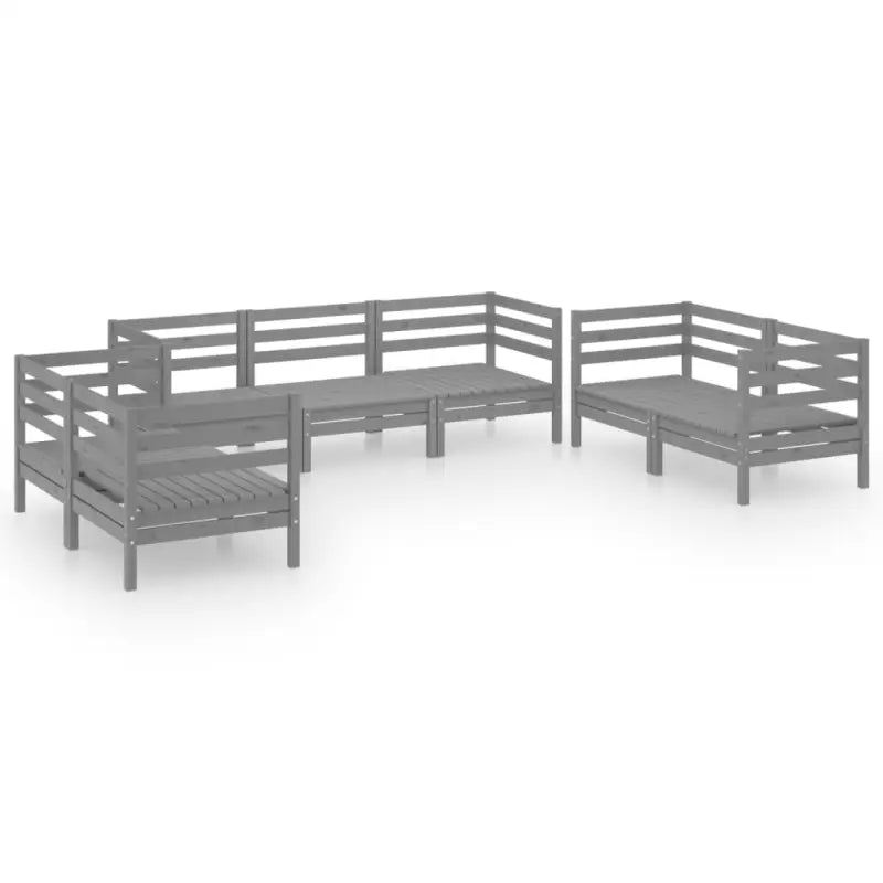 Tuinstoelset van massief grenenhout voor ontspannen tuinplezier - Tuinsets