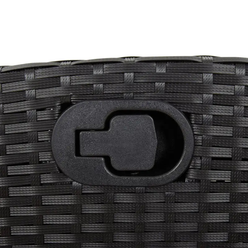 Tuinstoelset van poly rattan met gemakkelijk schoon en gehard glas - Tuinsets