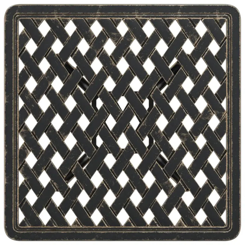 Tuintafel met afzonderlijke poten van gietaluminium voor binnen en buiten - Tuintafels