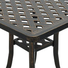 Tuintafel met afzonderlijke poten van gietaluminium voor binnen en buiten - Tuintafels