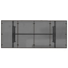 Tuintafel met gehard glas blad en duurzaam poly rattan - Tuintafels
