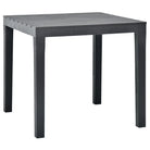 Tuintafel met gelat ontwerp voor buiten genieten - Antraciet / 1 - Tuintafels