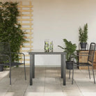 Tuintafel met glazen blad en aluminium frame voor tuin of terras - Tuintafels