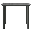 Tuintafel met glazen blad en aluminium frame voor tuin of terras - Tuintafels