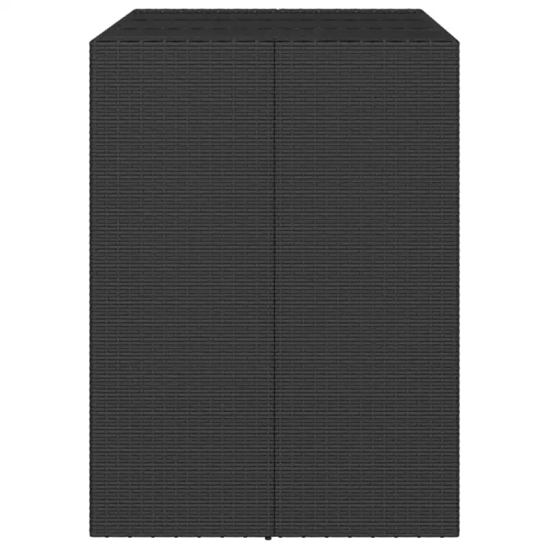 Tuintafel met glazen blad en poly rattan voor eenvoudig schoon plezier - Tuintafels